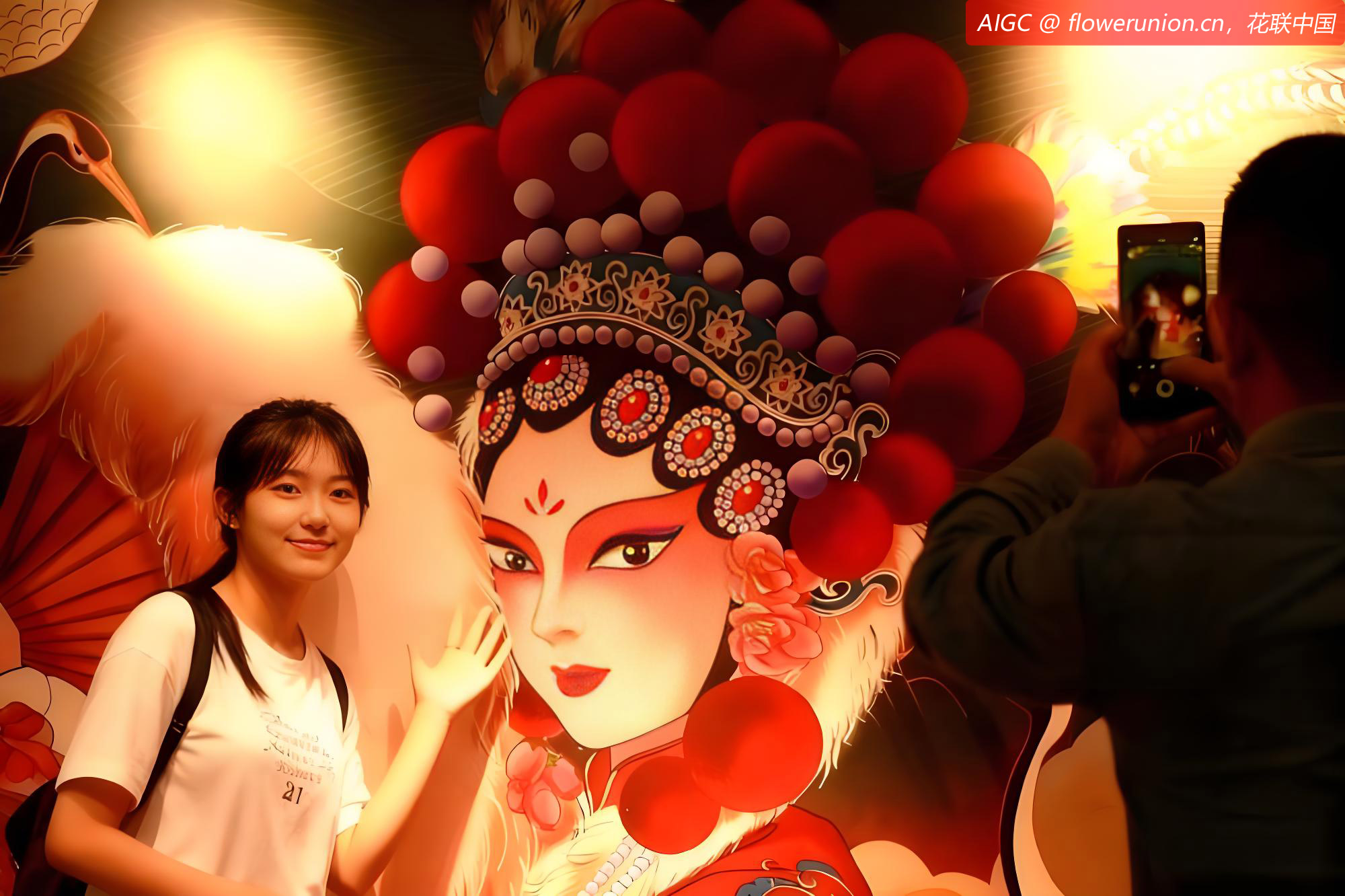 游客在参观《河北省非物质文化遗产保护成果展》