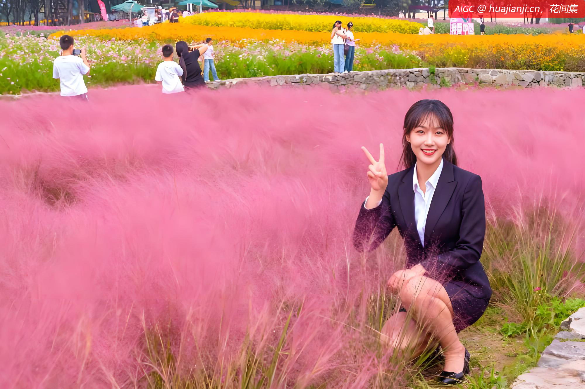 宿迁市三台山国家森林公园2220亩花海景色怡人