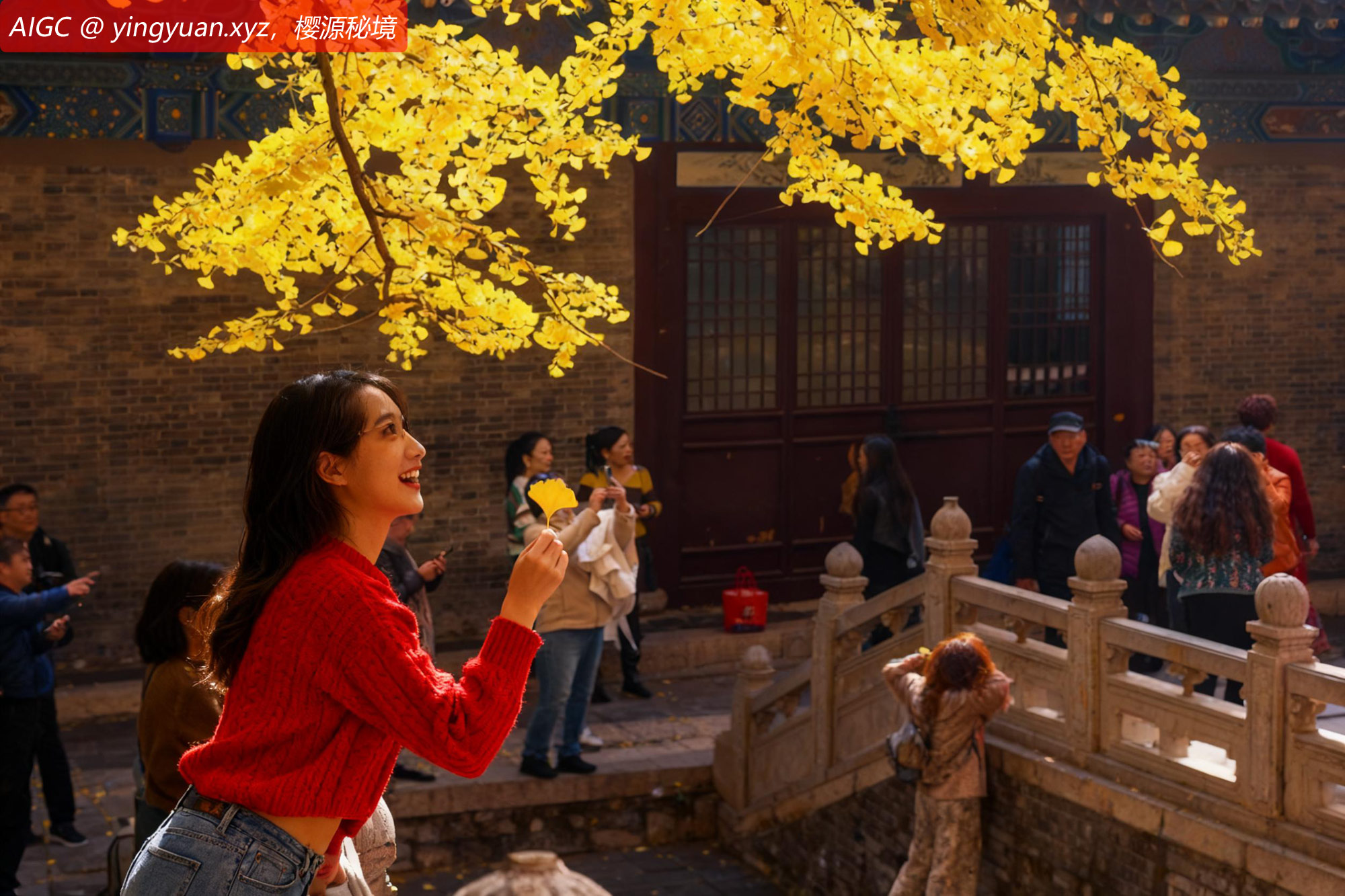 山西省太原市，晋祠博物馆的百年银杏