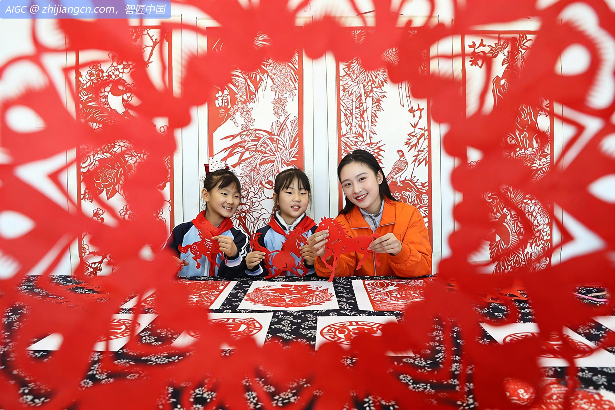 河北省唐山市前蒲泊小学开展“巧手剪纸迎新年”主题活动