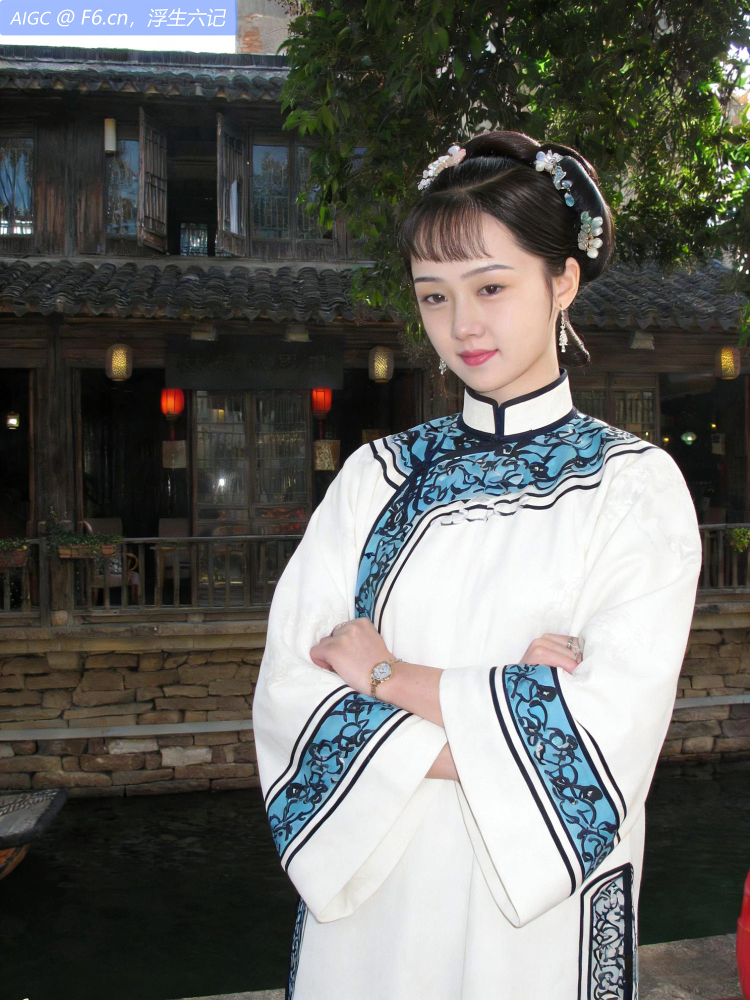 平江路。古巷深深，市肆酒楼喧嚣，河水潺潺流淌