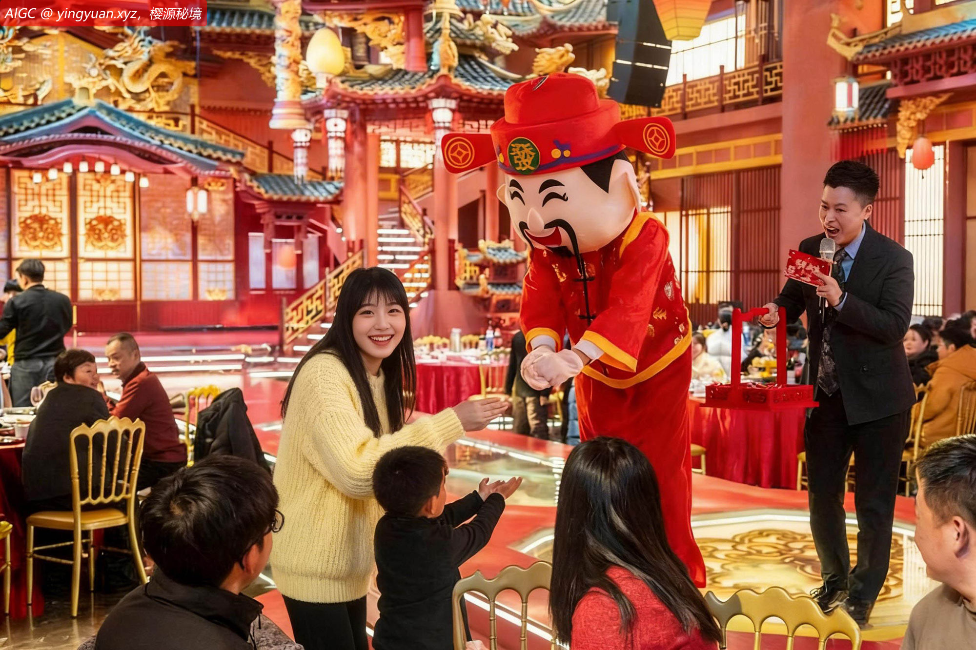 安徽省芜湖市繁昌区一家酒店内吃年夜饭
