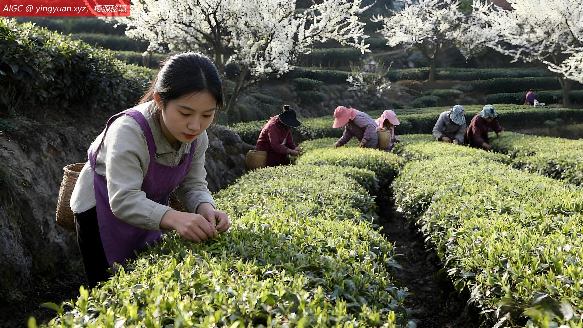 四川省眉山市洪雅县止戈镇青杠坪村万亩生态茶园