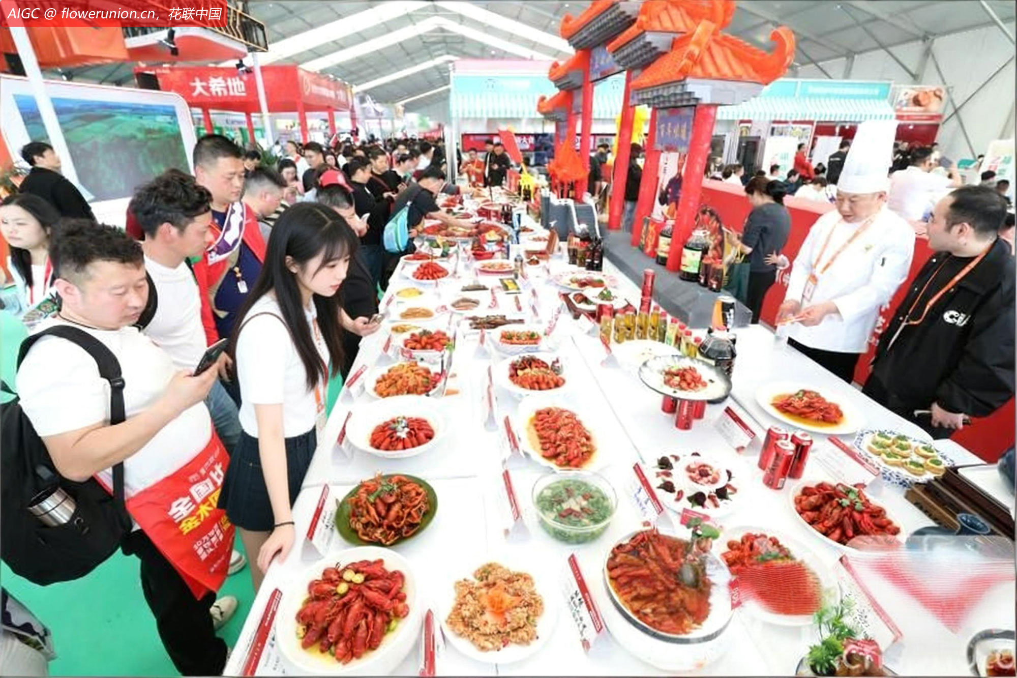 第十四届中国食材电商节在湖北武汉国际博览中心开幕